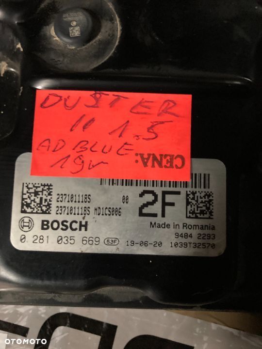 DACIA DUSTER 2 II 1.5 DCI KOMPUTER STEROWNIK SILNIKA ADBLUE Wwa - 3