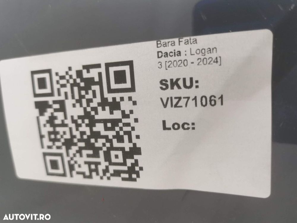 Bara Fata Dacia  Logan 3 2020 2021 2022 2023 2024 Originala In Stare B - 8