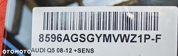 SZYBA CZOLOWA AUDI Q5 208-2012 SENSOR - 4