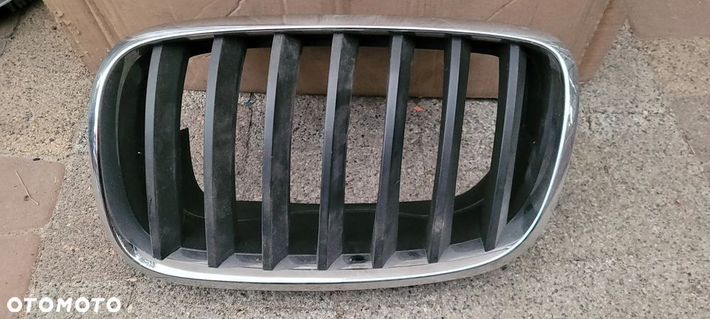 ATRAPA NERKA GRILL LEWA BMW X5 E70 7171395 - 1