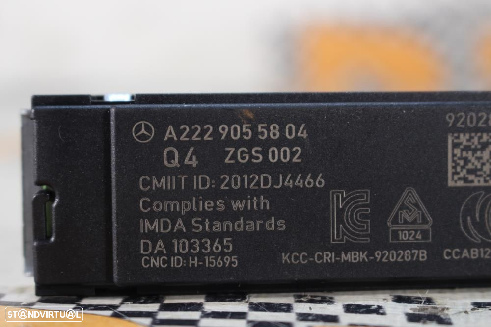 Módulo Eletrónico Mercedes-Benz C-Class (W205)  A2229055804 / 92058121 - 6