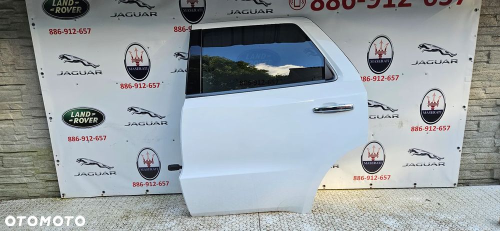 Dodge Durango III LIFT 2017-  Kompletne drzwi tył lewy Drzwi tylne lewe PW7 w kolor BIAŁE