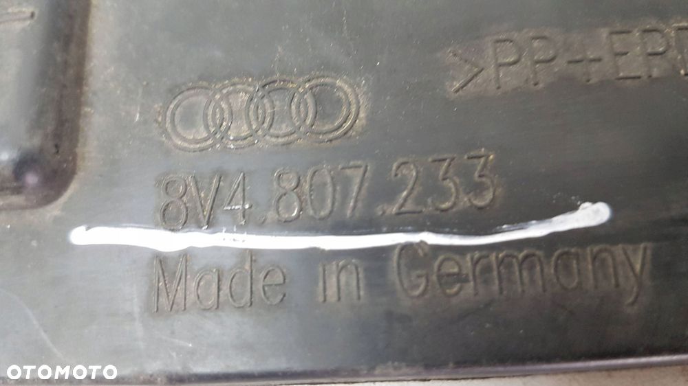 audi a3 rs3 8v4 osłona płyta pod zderzak przód przedni wzmocnienie - 10