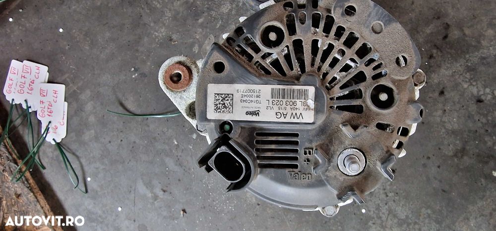 Alternator Vw Golf 7 Passat B8 1.6 tdi CLH DSG cod 03l903023l - 1