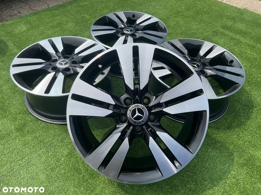 KOMPLET FELG FELGI ALU MERCEDES A246 A B KLASA VITO V 18 ET52 ORYGINALNE