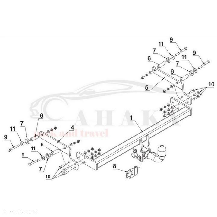 Hak Holowniczy Automat Do Dacia Logan Sedan 2013-2016 - 3