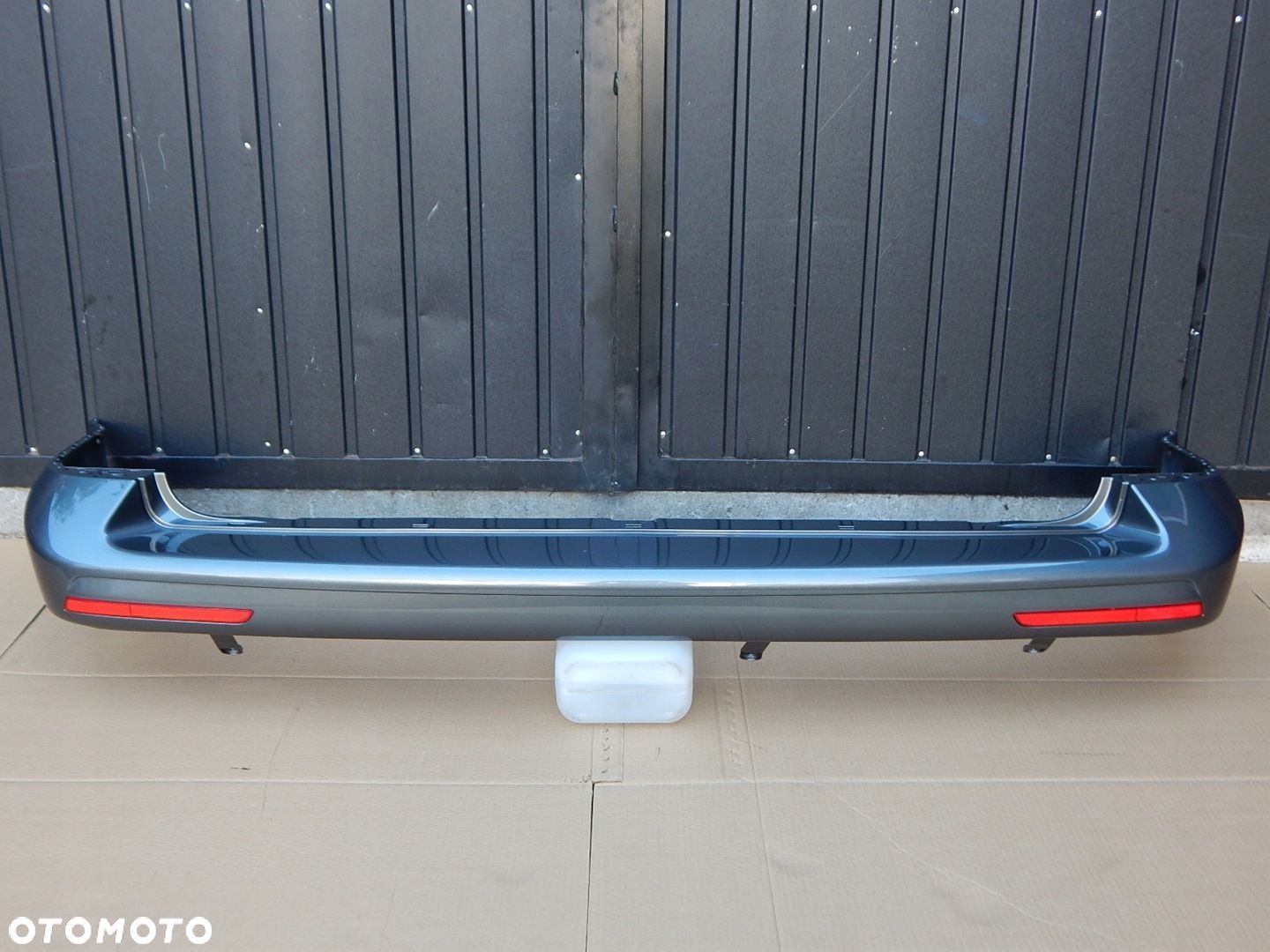 VW T6 T6.1 CARAVELLE zderzak tył tylny LR7H DRZWI SKRZYDEŁKA IGŁA  SZARY - 1
