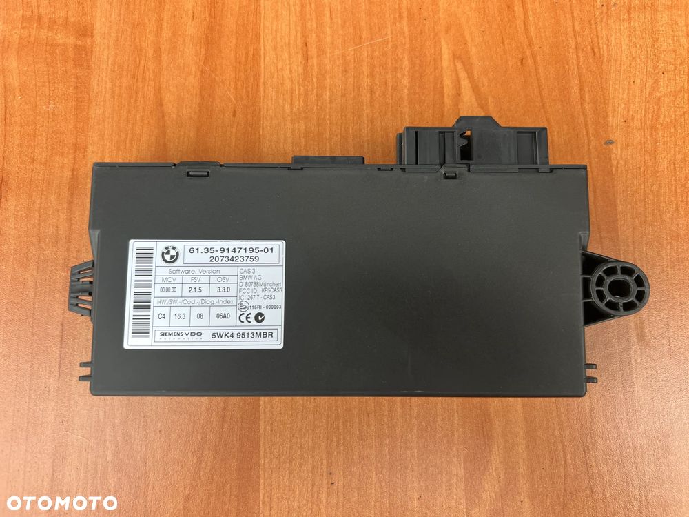 Moduł Sterownik CAS 3 BMW E60 E61 9147195 - 1