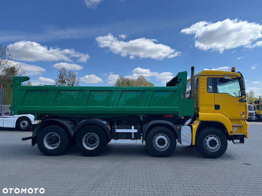 MAN TGA 35.430 8x4 MEILLER HYDROBURTA ładne i zadbane - 4