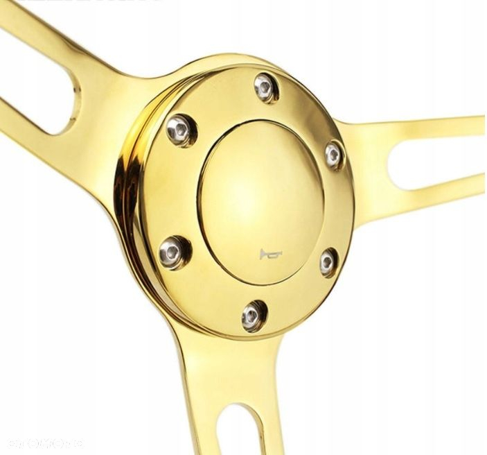 Kierownica drewniana real mahoń 380mm retro nardi - 7