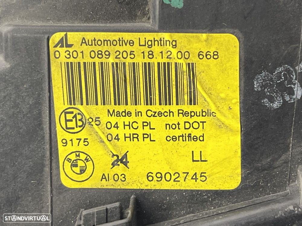 Farol normal Esq Frente BMW 3 (E46) REF. 0301089205 6902745 - 4