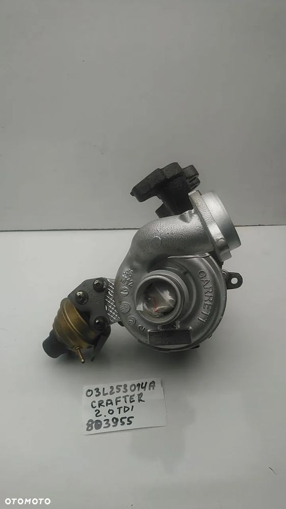 TURBOSPRĘŻARKA 2.0 TDI 122KM 136KM 140KM 142KM CNFA CNFB CKTB CKTC CSLA CSLB CSLC CDBA VW CRAFTER - 1