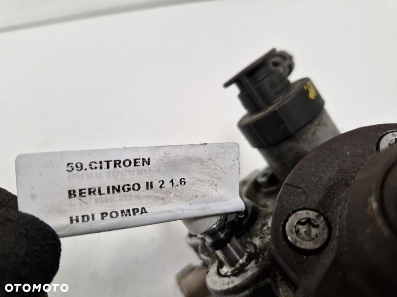 berlingo partner 2 ii 1.6 hdi pompa wtryskowa wysokiego ciśnienia 9688499680 - 6
