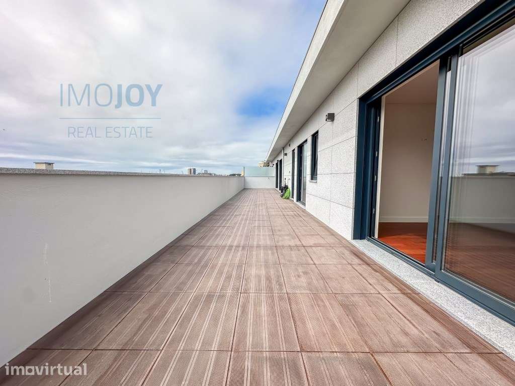 Penthouse T4 com Terraço Privativo em Matosinhos Sul - Grande imagem: 2/24