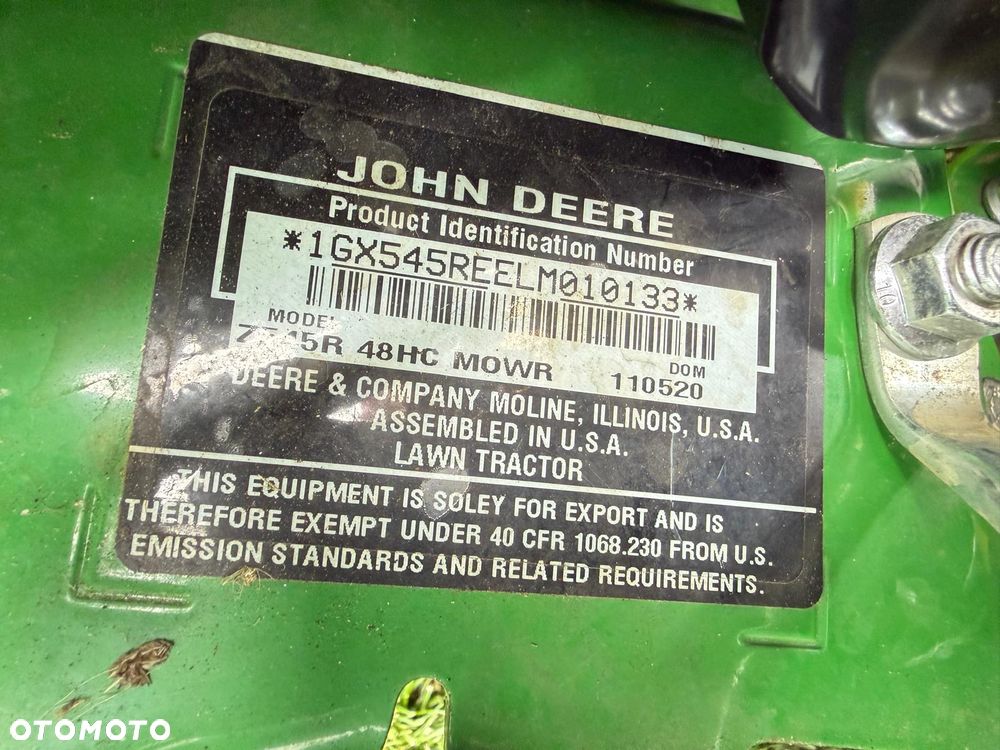 John Deere Z545R EFI - 9