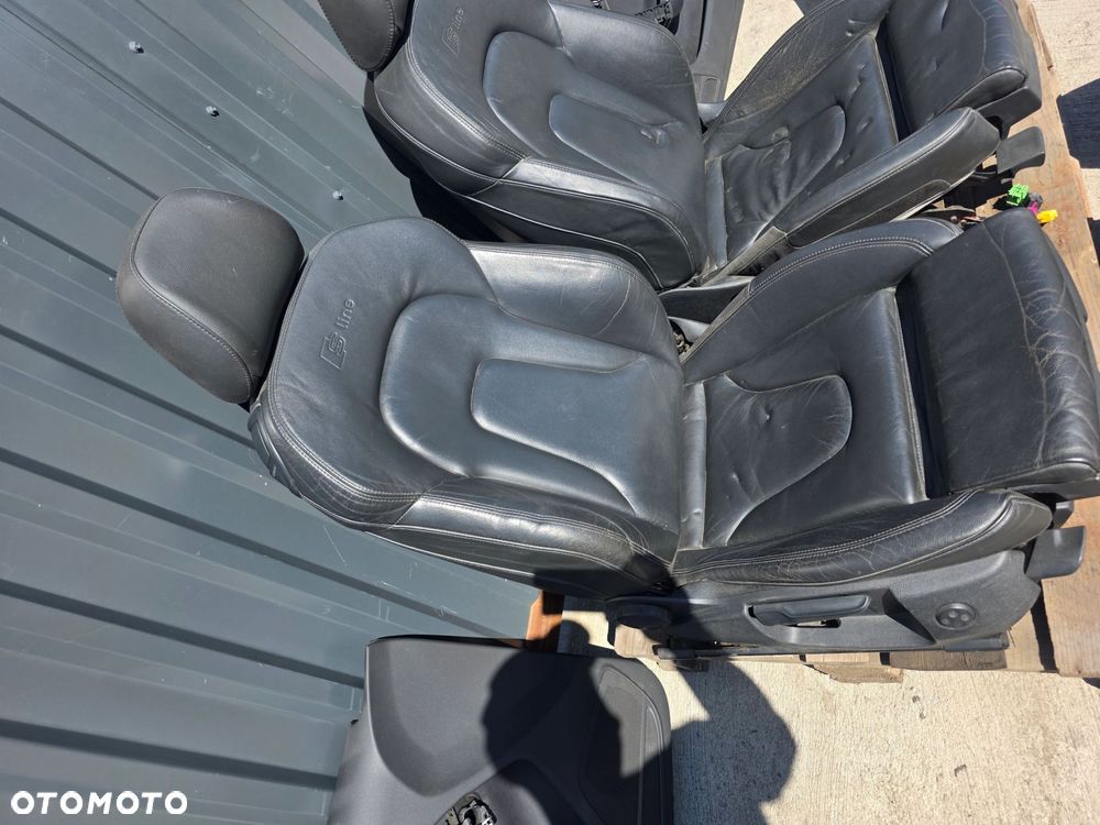 FOTEL FOTELE AUDI A5 8T COUPE CABRIO SKÓRA S LINE PODGRZEWANE KOMPLET *1*!! - 7