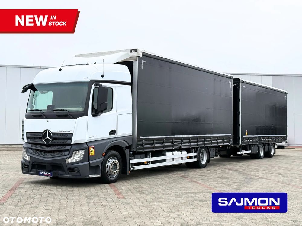 Mercedes-Benz ACTROS F 1840 / ZESTAW TANDEM 120 M3 / PRZEJAZDOWY /  7,75 M + 7,75 M / SALON PL - 1