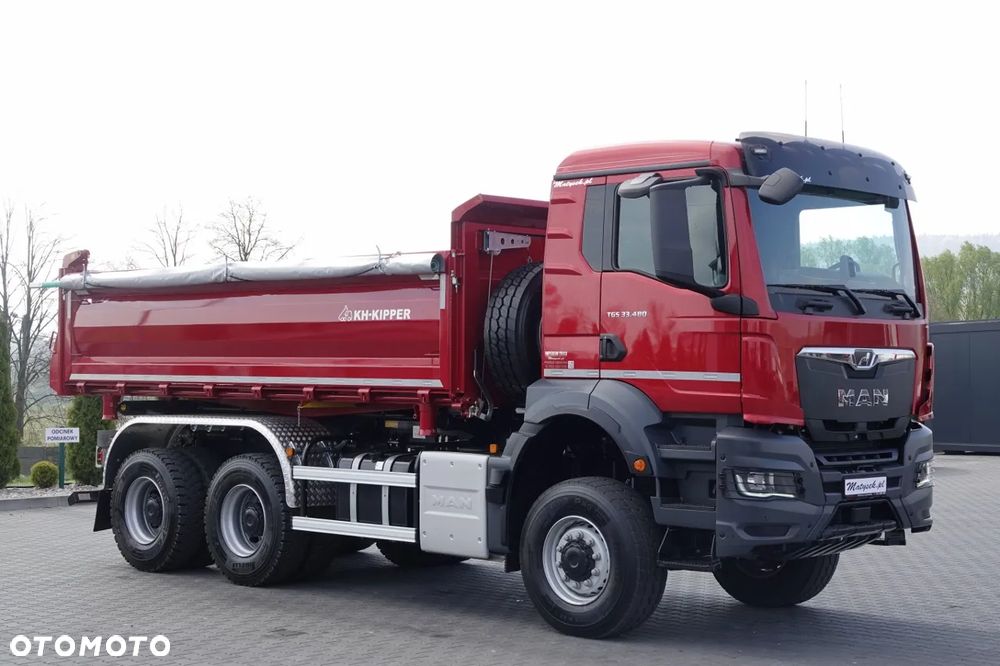 MAN TGS 33.480 / 6X6 / WYWROTKA 3 STRONNA / BORDMATIC / KH KIPPER / AUTOMAT / HARDOX  / BOGATA OPCJA / FABRYCZNIE NOWY / 2026 - 24
