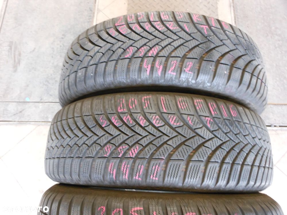 opony 205/65r16 semperit speed-grip 5 2x6mm 2x7,7mm zima komplet - 3