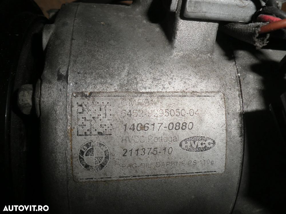 Compresor AC BMW F22 F30 F10 X1 X3, Mini Cooper, 1.5 2.0 , 9295050 929505004 9295050-04 - 3