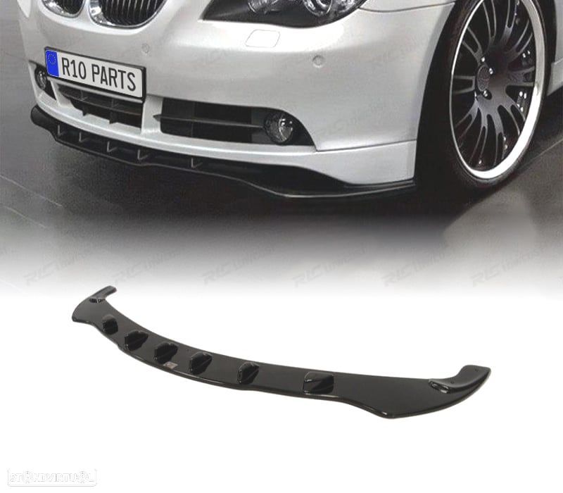 SPOILER LIP DIANTEIRO BMW E60 E61 PRETO - 1