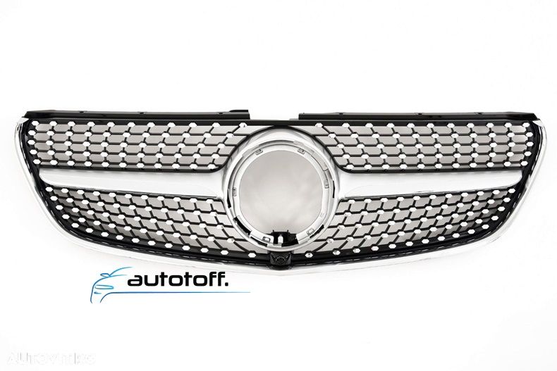 Grila centrala Mercedes V-Class W447 Facelift AMG Line (2019+) model Diamond - 4