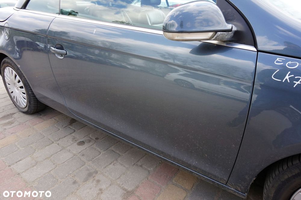 DRZWI PRZEDNIE PRAWE EOS 1F7 LK7X  SZARY VOLKSWAGEN 2005-2010 - 4