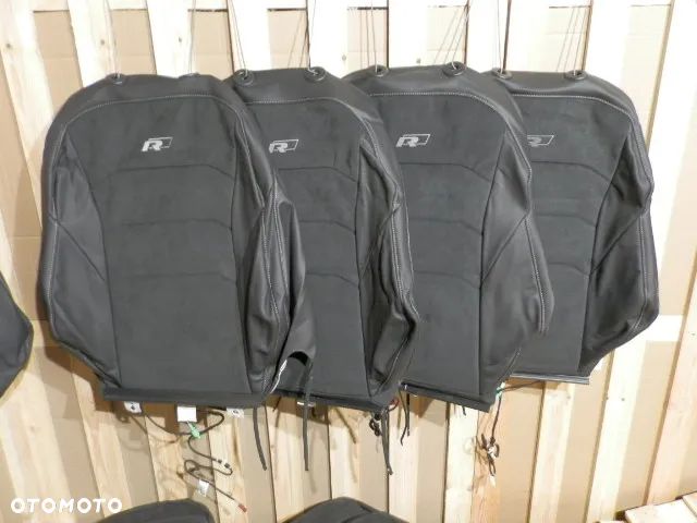 FOTEL FOTELE OPARCIE  LEWE PRAWE POSZYCIE TAPICERKA SKORA ALCANTARA TITANSCHWARZ KCT VOLKSWAGEN ARTEON 3G8 R LINE ORYGINAŁ KCT - 2