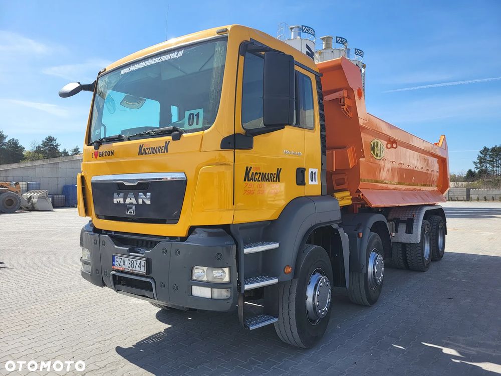 MAN TGS 41.440 8x4 / WYWROTKA / MEILLER KIPPER / 2008 rok. - 9