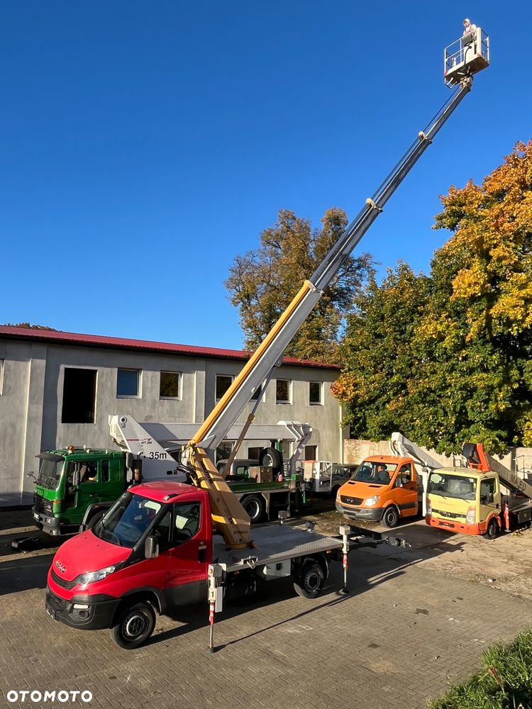 Iveco Podnośnik Koszowy 24 Metry 15 w Bok Multitel Mt240 Zwyżka Tylko 17 tys Km !!  UDT jak Wumag Ruthmann GSR - 17