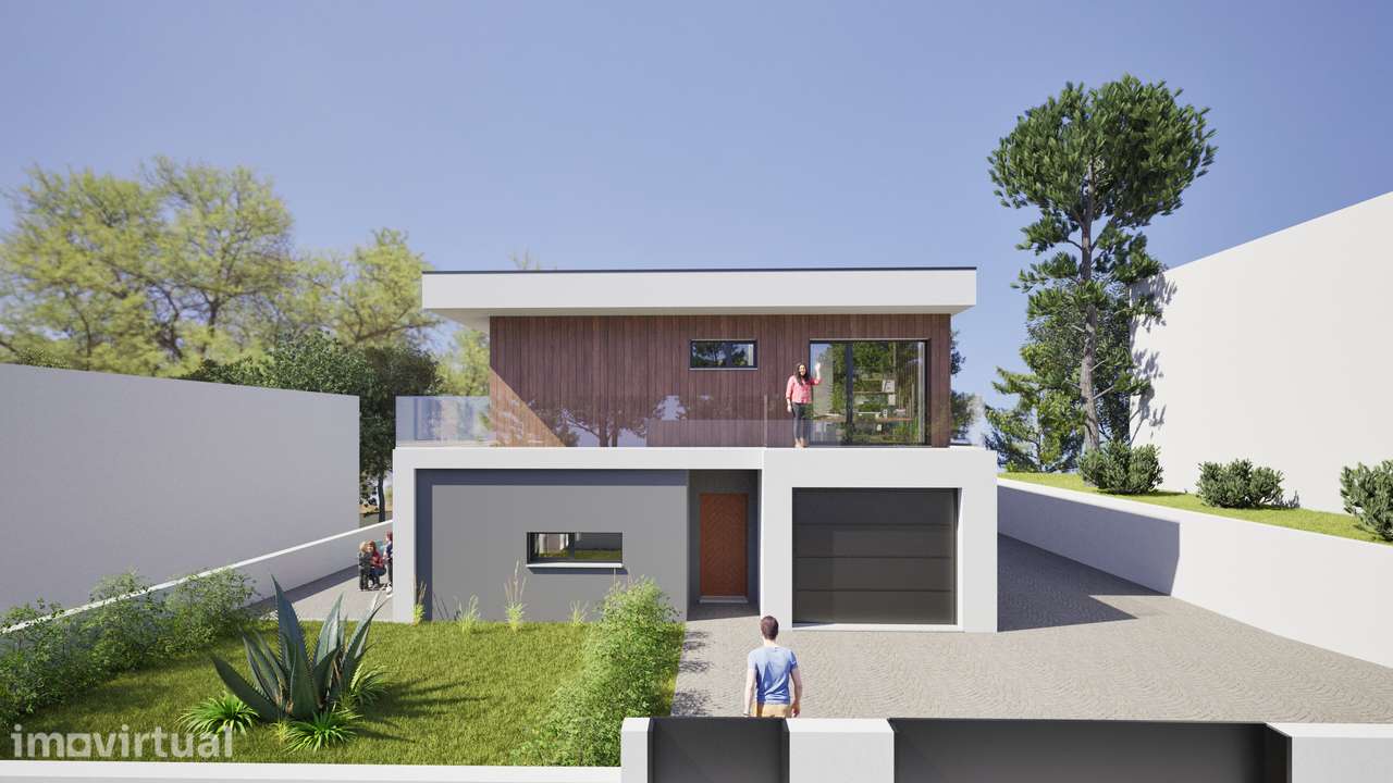 Moradia Isolada T4 - Arquitetura Moderna a 4 Kms do Centro - Grande imagem: 3/24