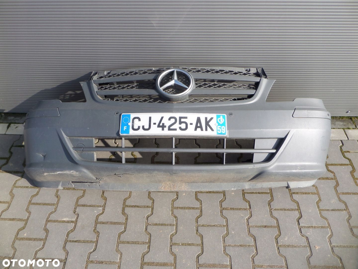 MERCEDES VITO W639 LIFT ZDERZAK PRZÓD PRZEDNI 4XPDC A6398806970 ORYGINAŁ - 1