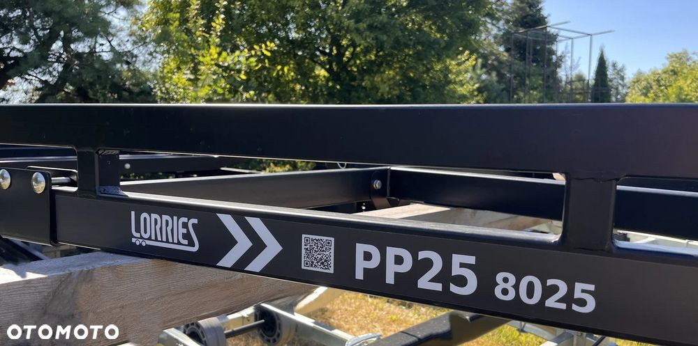 Lorries Przyczepa PP25-8025 podłodziowa 2,5T LEDY ROLKI LUB PŁOZY - 7