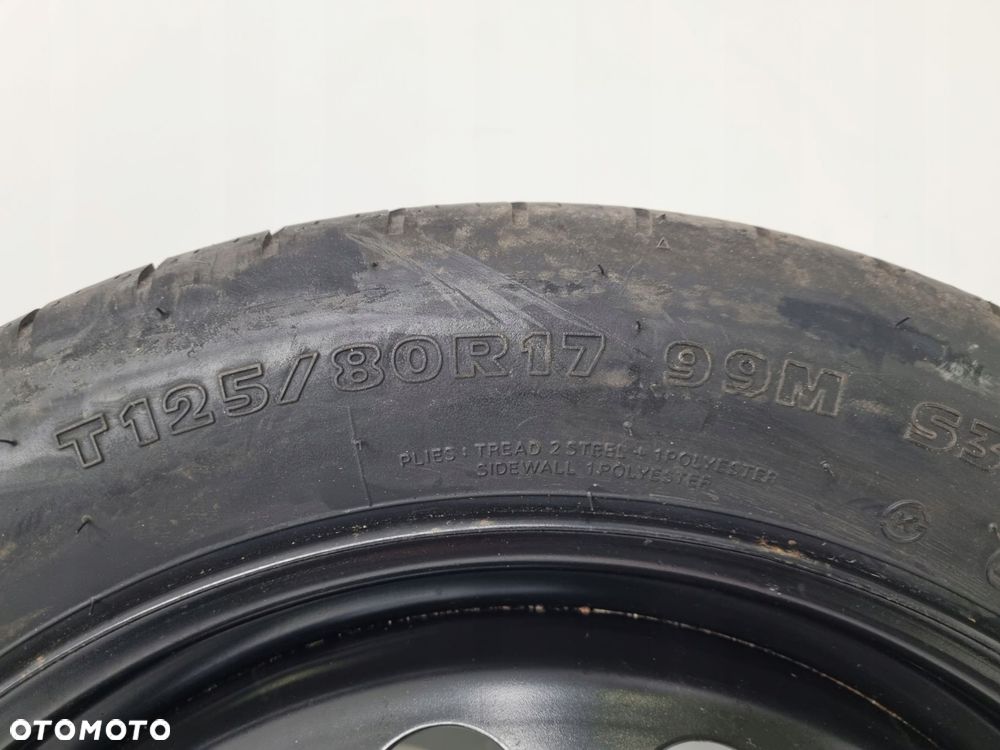 KOŁO DOJAZDOWE 125/80 R17 9209872 5x108 dojazdówka Volvo S60 I V70 II S80 I - 8