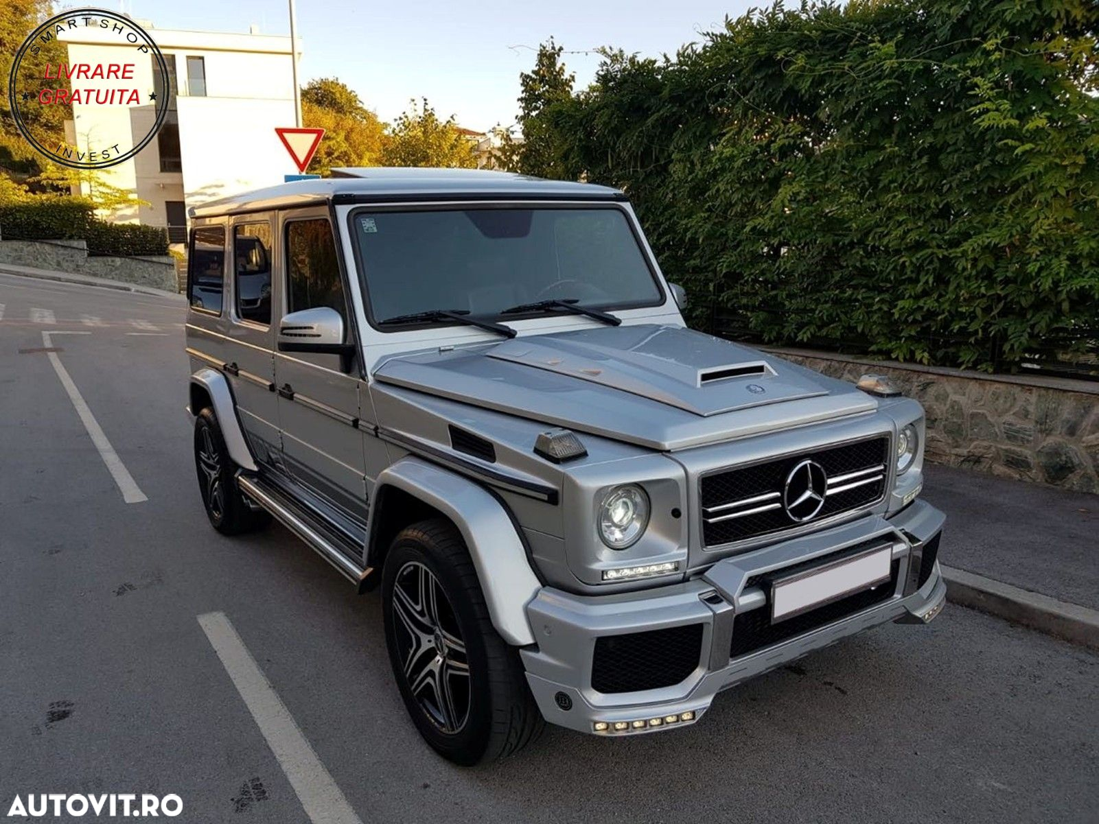 Stickere Laterale Mercedes G-Class W463 (1989-2017) Gri Inchis- livrare gratuita - 13