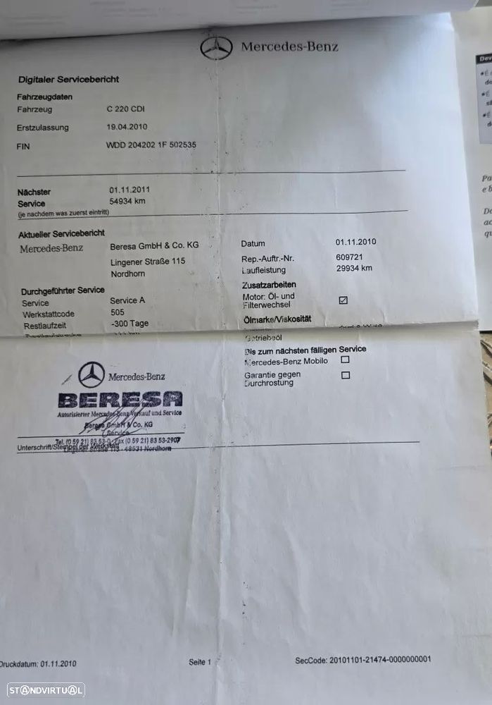 Mercedes-Benz C 220 CDi Avantgarde BlueEfficiency - 53