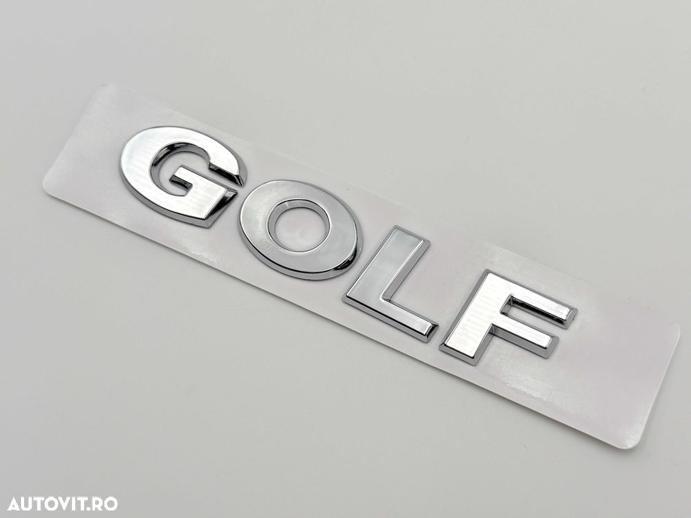 Emblemea Compatibila VW GOLF crom - 1