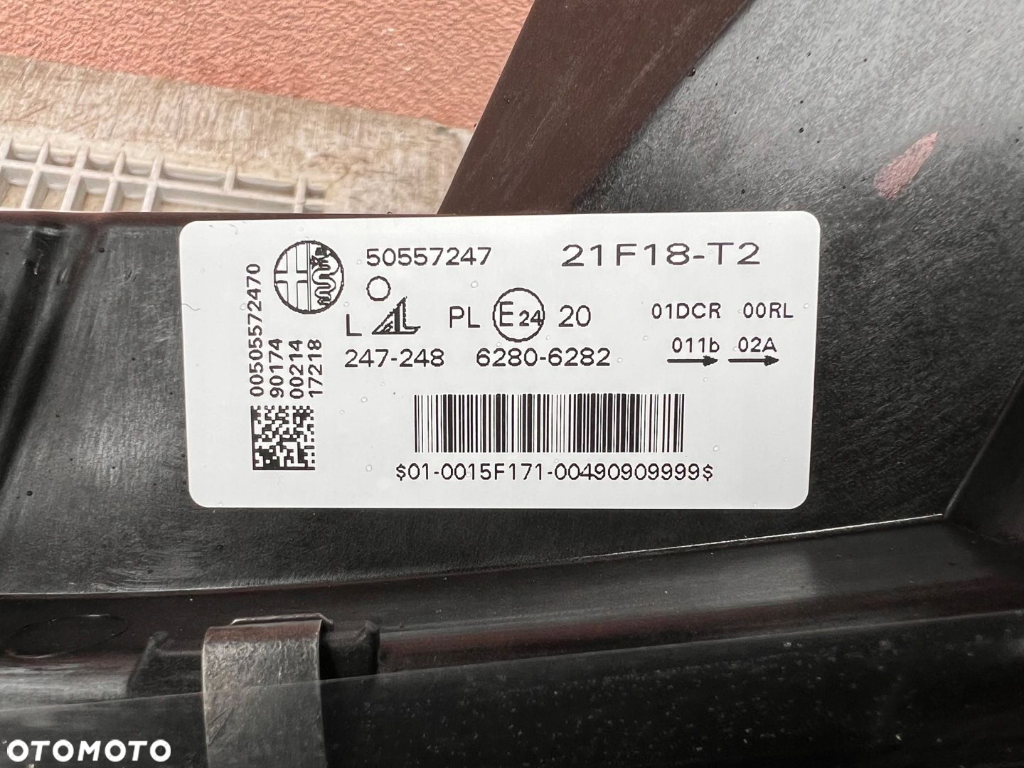 Lampa przednia ALFA ROMEO GIULIA XENON NIESKRĘTNY LEWA EUROPA ORYGINALNA AL - 4