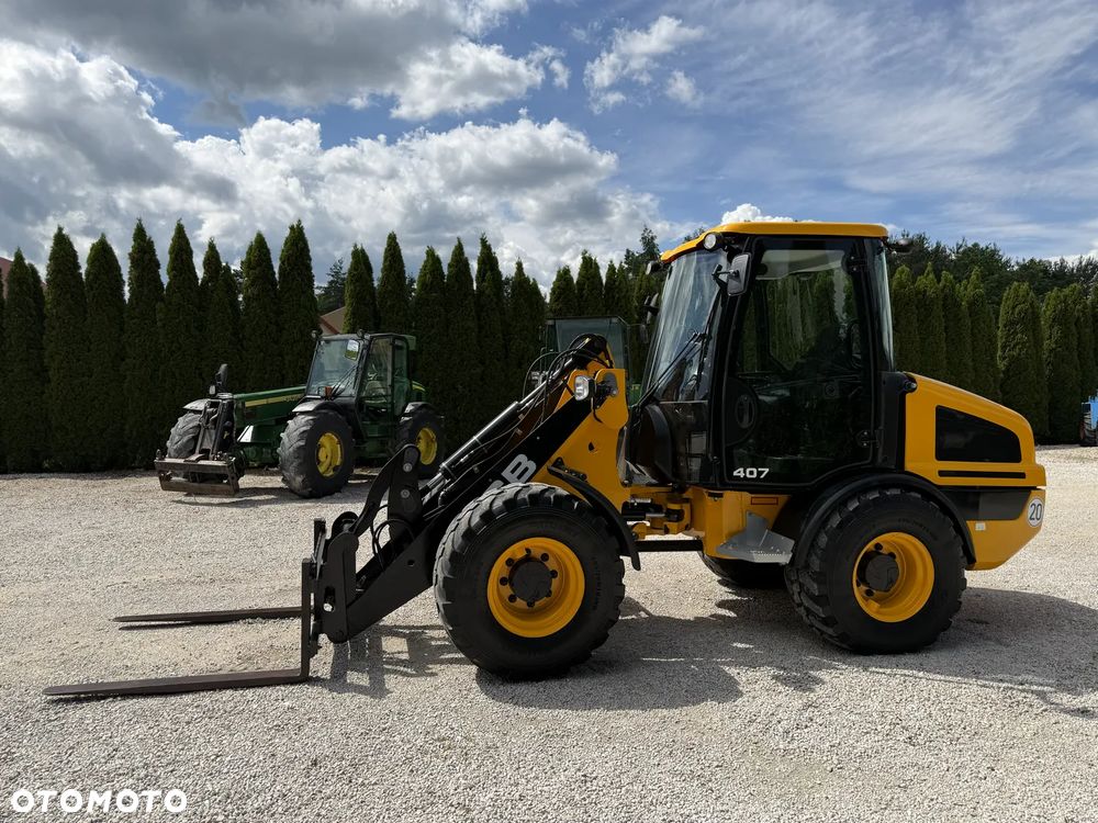 JCB 407 T4 / 2019 ROK / SILNIK 4-CYL BEZ DPF I ADBLUE / PIĘKNA / ORYGINAŁ / ZADBANA / SPROWADZONA Z NIEMIEC / MAŁE GABARYTY / SILNA / 406 408 409 60 70 M 506 509 - 14