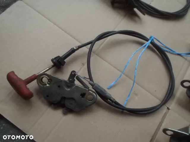 linka hamulca ręcznego zamek pokrywy bagażnika maski zamek  fiat seicento oryginal - 7