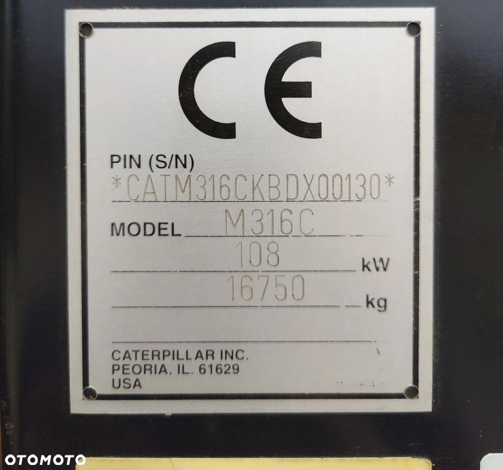 Caterpillar M316C - 8