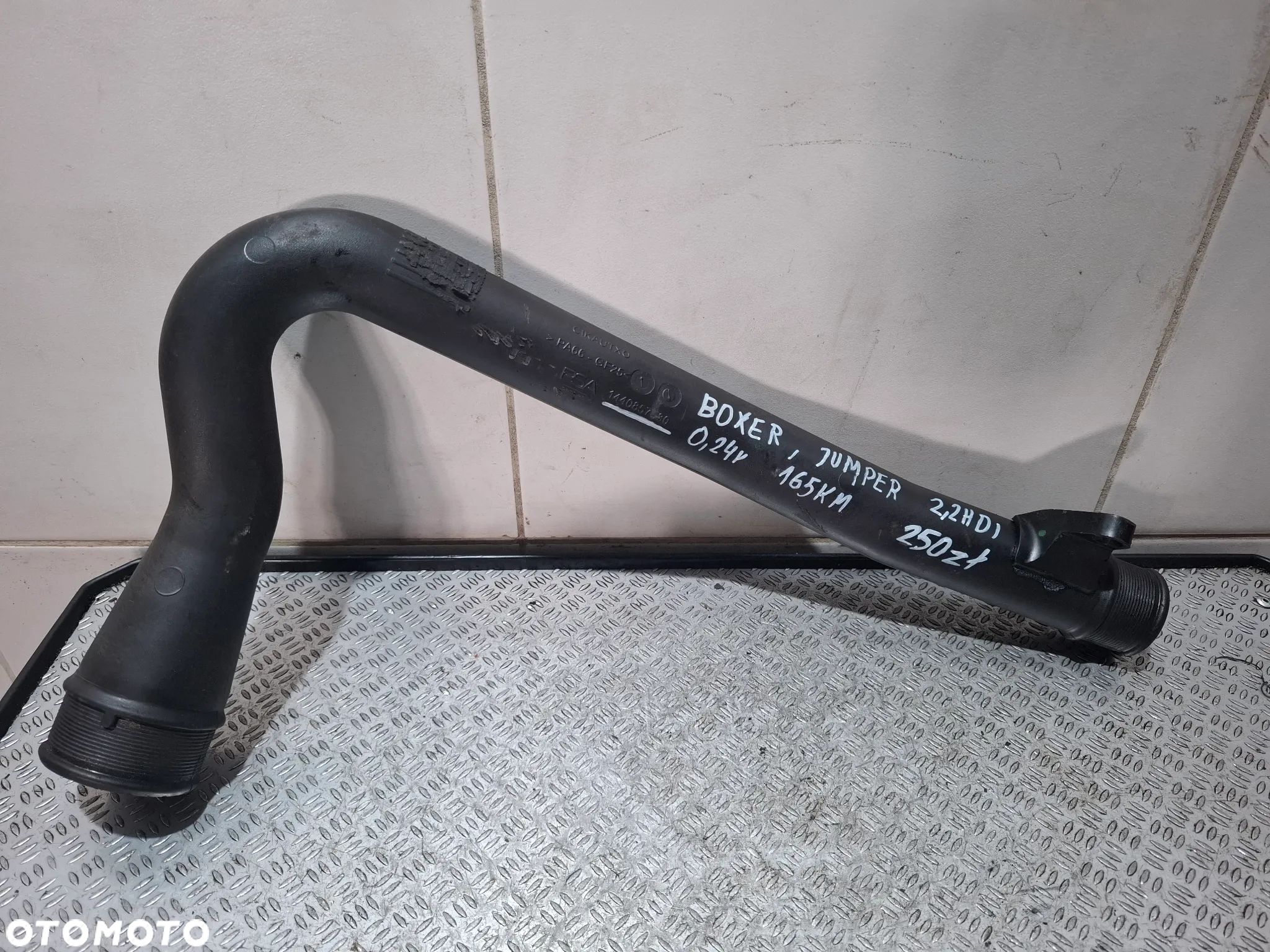 Rura intercoolera Citroen Jumper Peugeot Boxer 2,2 HDI 165 KM ROK 2024 nr 1440857580 - 1