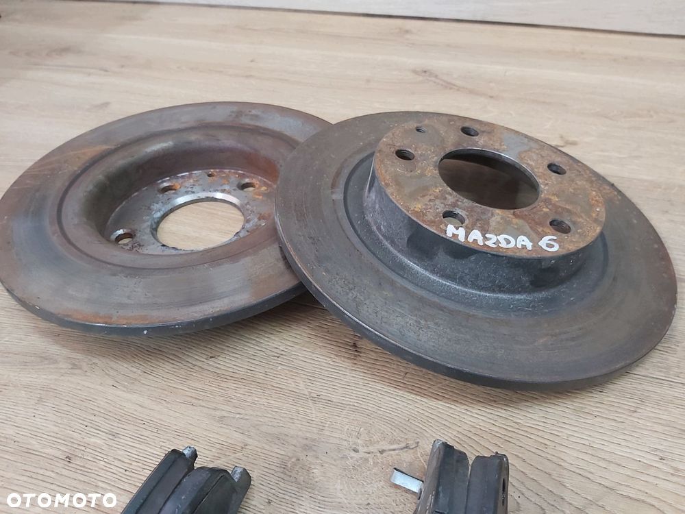 MAZDA 6 III GJ tarcze tarcza hamulcowa tył klocki KOMPLET - 2