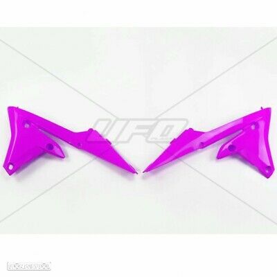 plasticos laterais de radiador ufo rosa yamaha yz 250f / 450f - 1