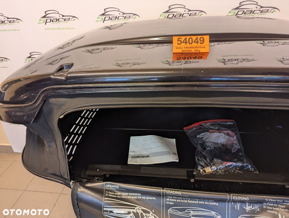 Bagażnik box dachowy Volvo Rozkładany, 300/500L 31399271 - 5
