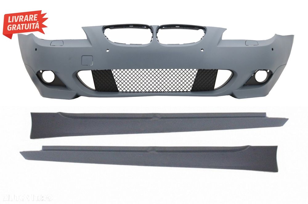 Bara Fata fara Proiectoare Ceata cu Praguri Laterale BMW Seria 5 E60 E61 LCI (2007- livrare gratuita - 1