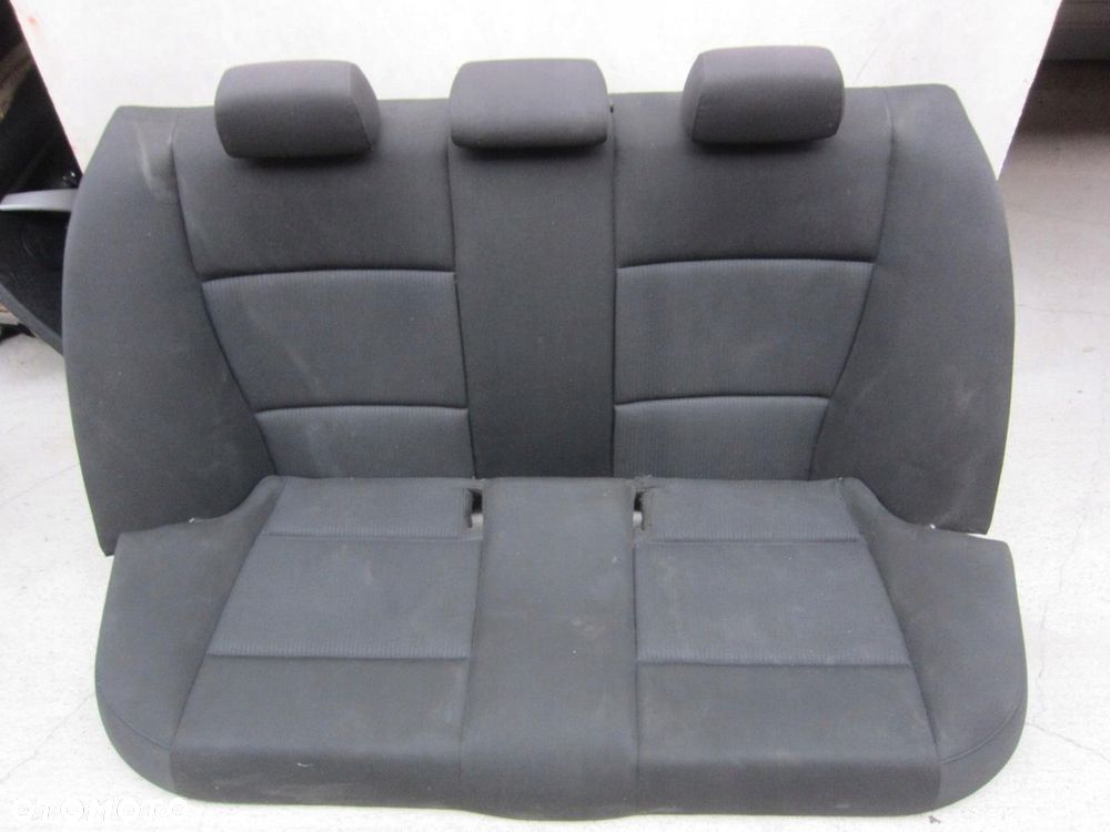 BMW 3 E90 2005-2011 FOTELE KANAPA BOCZKI SZARE MATERIAŁ TAPICERKA KOMPLET - 2