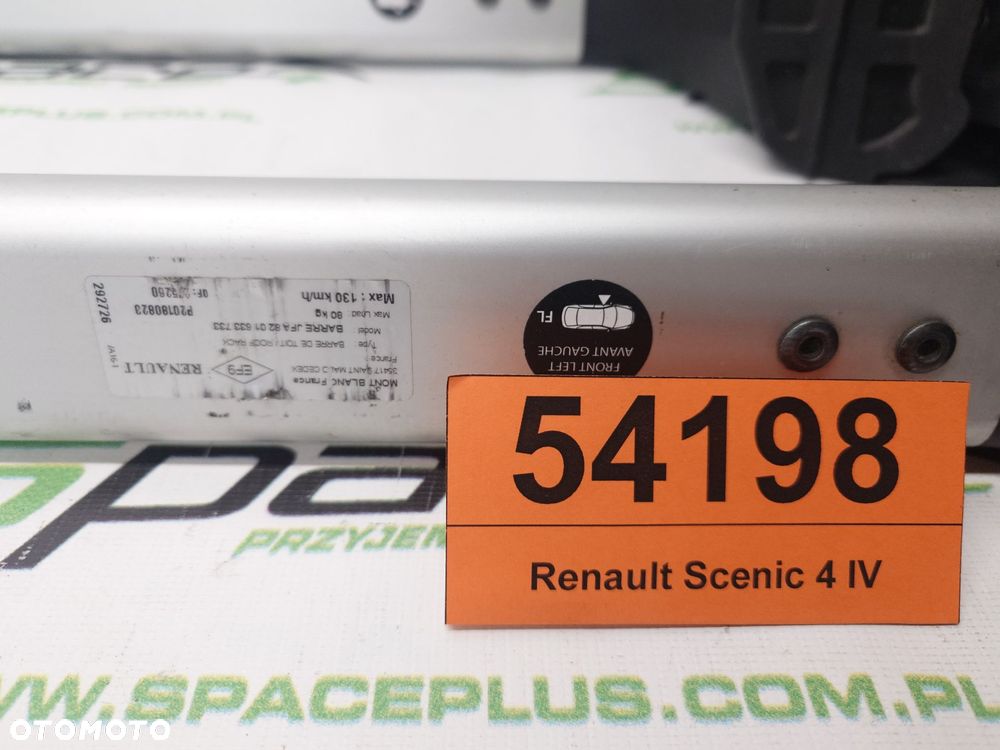 Bagażnik dachowy bazowy belki poprzeczki Renault Scenic 4 IV - 7