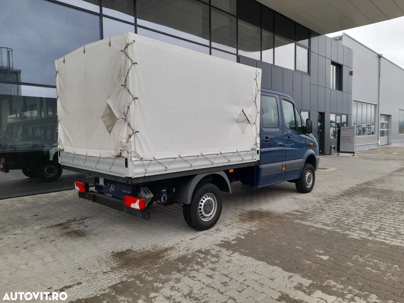 Mercedes-Benz Sprinter 316 DOKA 4X4+6 locuri cu bena transport - 6