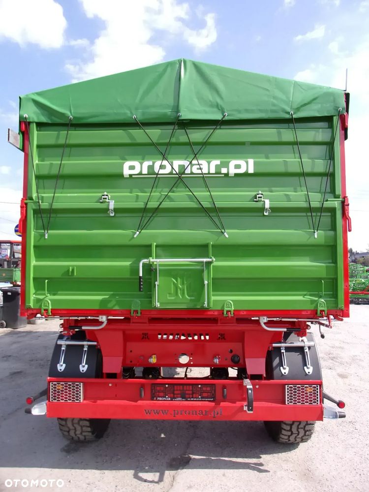 Pronar Przyczepa dwuosiowa paletowa PRONAR PT680 -14t, PT612 -12t, PT612L -12t, wywrotka z trójstronnym wywrotem, przyczepa ciężarowo-rolnicza - 17